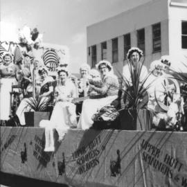 Christmas parade 1977; Spinners and Weavers