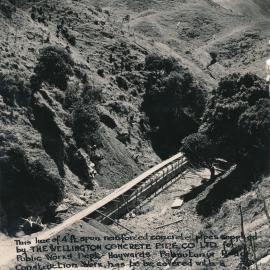 Haywards - Pauatahanui  Road; installation of 1.2-metre water pipes.