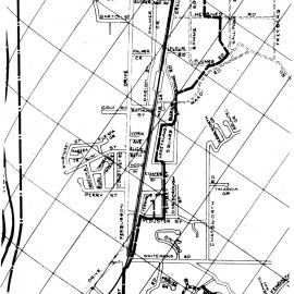 Gas mains; city plan