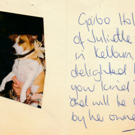 Tessa and Jack's wedding  1; invitation-acceptance card.