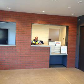 Upper Hutt railway station 2015 12;ticket office and waiting room