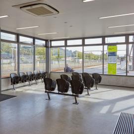 Upper Hutt railway station 2015 13; waiting room