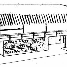 Association football; Upper Hutt United; proposed club house and changing rooms, Aakairangi Park