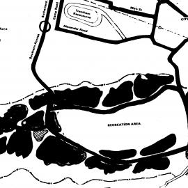 Mangaroa valley; proposed Mansfield city development map.