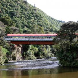 Akatarawa bridge 3 construction 12; day of completion, May 2017