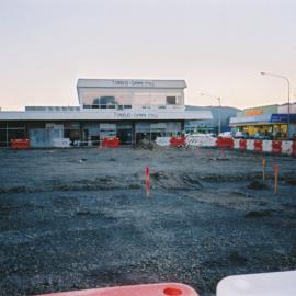 Car park constructon, corner of  Queen and Logan streets.