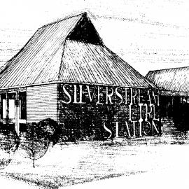 Silverstream volunteer fire brigade; new station;  architect's drawing
