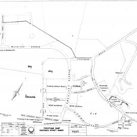 Trentham Camp; new road layout and street names