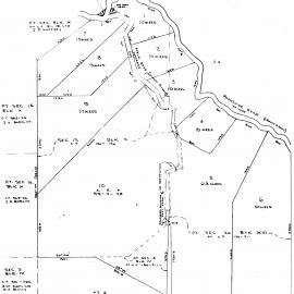 Housing development plan, 1972; Moonshine rural subdivision.