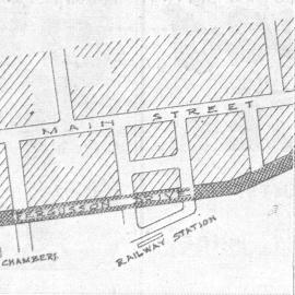 Traffic management 1970;Fergusson Drive traffic to take precedence over Main Street