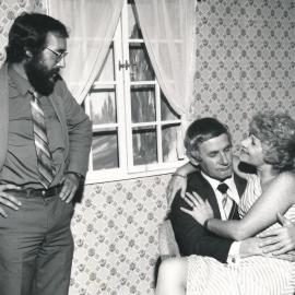Heretaunga Players; Baggage; Colin Gooch, John Butterfield and Margaret Belhsam 