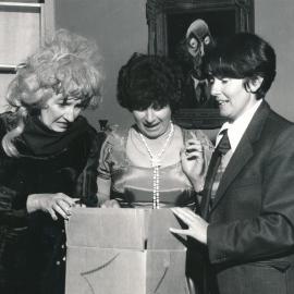 Heretaunga Players; A Tomb With a View; Joan Moran, Marta Buchanan and Jenny Gooch