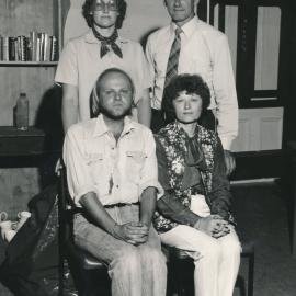 Heretaunga Players; Fifty-Fifty; Joan Moran (?), John Butterfield, Alan Seymour and Margaret Belhsam