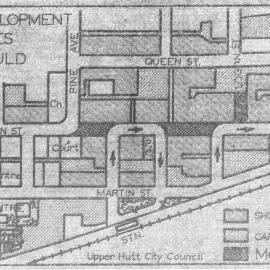 Traffic management 1968; non-statutory sketch plan from town plan