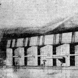 Fergusson Drive; proposed building between Wakefield and King streets