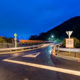 Akatarawa bridge 3 construction 13; morning of the official blessing