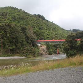 Akatarawa bridge 3 construction  1;  site