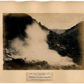 Whistle Steam Hole, Rotomahana, circa 1875