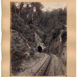 Wellington-Masterton Railway circa 1880; Rimutaka Incline; entrance to Summit tunnel?