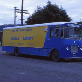 Upper Hutt City Library; mobile bus; circa 1980s