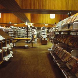 Library 4; interior, circa 1980s
