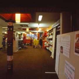 Library 4; Interior; children's section, circa 1980s