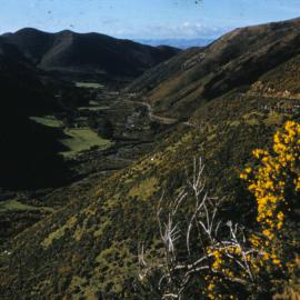 Rimutaka Hill Road, looking east to the Wairarapa valley