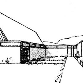 St Andrew's Presbyterian Church; new buildings, Main Road; architect's view.