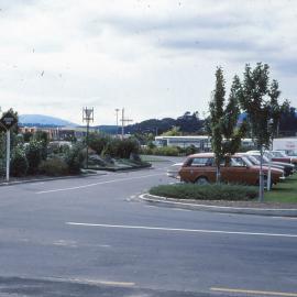 Civic Centre, Upper Hutt; Circa 1980s; car park behind library