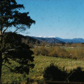 Tararua mountains, seen from Silverstream