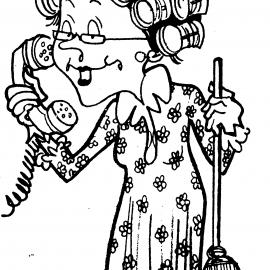 Milly; 'PSST' gossip column heading image.