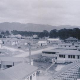 Wallaceville Research Centre buildings; view from the roof, 1959