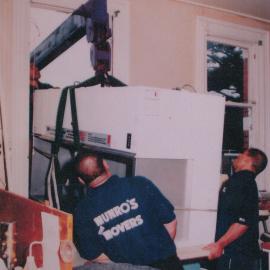 Wallaceville Research Centre; Munro's Movers working on the premises - 1996