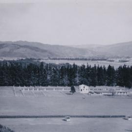 Wallaceville Research Centre buildings; poultry station, seen from hll to the east, 1936