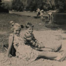 Te Marua School; Lyndal McLean and Kenneth; Circa 1960s