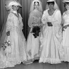 Brides of the year, 1985; Michelle Rotheram, Kerry-Anne Macleod, Erin Archibald, Kay Maathuis.