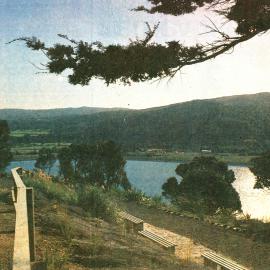 State Highway 2; lookout over Te Marua reservoirs (Macaskill Lakes)