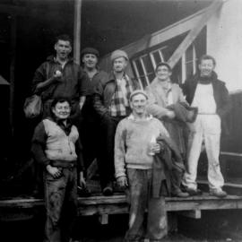 Y.M.C.A Photograph Album Page 19; Workers on Site