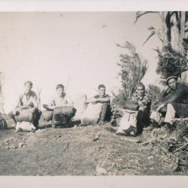 Y.M.C.A Photograph Album; Page 28; College Boy's Group Weekend Camp 5