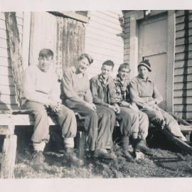 Y.M.C.A Photograph Album; Page 30; College Boy's Group Weekend Camp 4; 1957