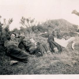  Y.M.C.A Photograph Album; Page 32; College Boy's Group Weekend Camp; 1957