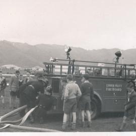  Y.M.C.A Photograph Album; Page 41: Fire Brigade Demonstration