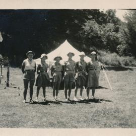 Girl Guides, Camping at Akatarawa; Circa 1950s