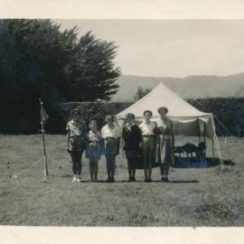 Girl Guides, Camping at Akatārawa; Circa 1950s