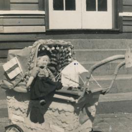 Girl Guides; First Silverstream Company; Decorated Pram; 1959