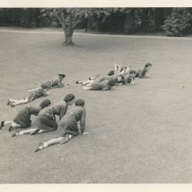 Girl Guides; First Silverstream Company; Stalking Practice; December 1959