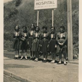 Girl Guides; First Silverstream Company; Helping at Silverstream Hospital; December 1959