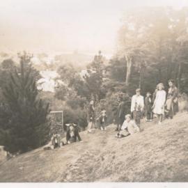 Girl Guides; First Silverstream Company; Tracking Practice; April 1960