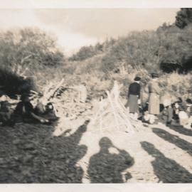 Girl Guides; First Silverstream Company; Thinking Day at Kaitoke; February 1960
