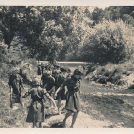 Girl Guides; First Silverstream Company; Outing at County Lane; 1960